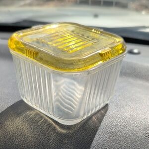 Clear Glass Square Dish